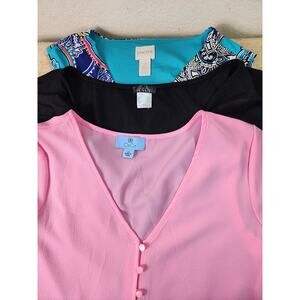 Women CeCe Blouse Pink XS Chico's Dress 2 Lascana For Venus Dress XS Lot of 3
